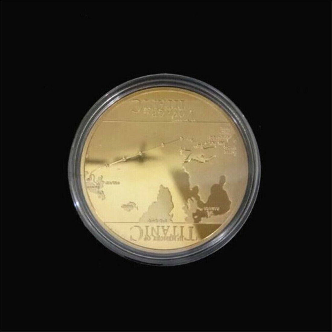 Titanic Coin The Voyage Of Titanic BU in Capsule - worldbanknote