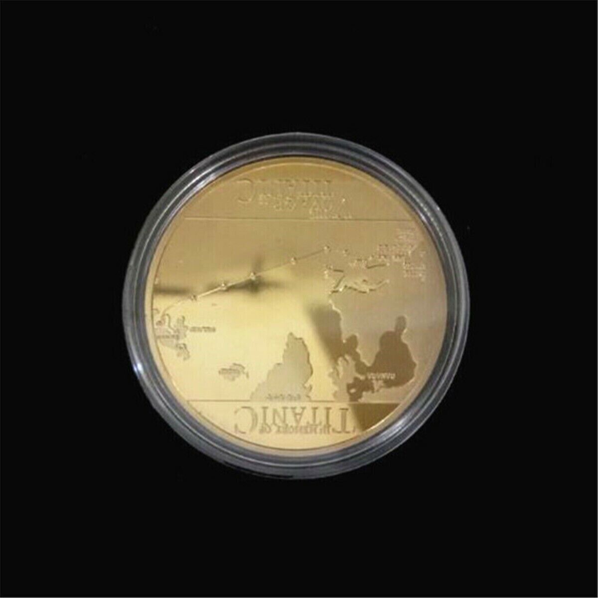 Titanic Coin The Voyage Of Titanic BU in Capsule - worldbanknote
