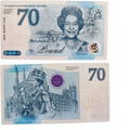 THE QUEEN'S PLATINUM JUBILEE 2022 BRITANNI COMMEMORATIVE BANKNOTE - worldbanknote