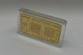 Gold Plated One Hundred quintillion Dollars Zimbabwe Gold Bar - worldbanknote