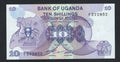Uganda, 10 Shillings, 1982, P-16, Banknote AUNC /F10