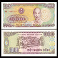 Banknote Bundle. Vietnam. 100 X 1000 Dong. Uncirculated. 100 Pcs.