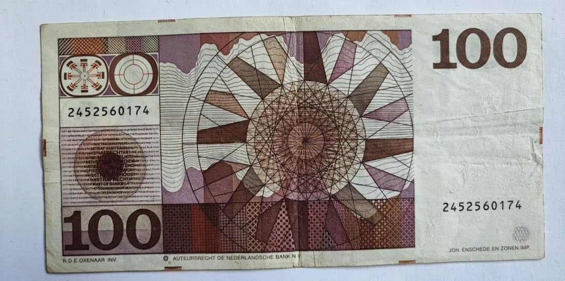 1970 Netherlands 100 Guilder Gulden - Michiel De Ruyter 