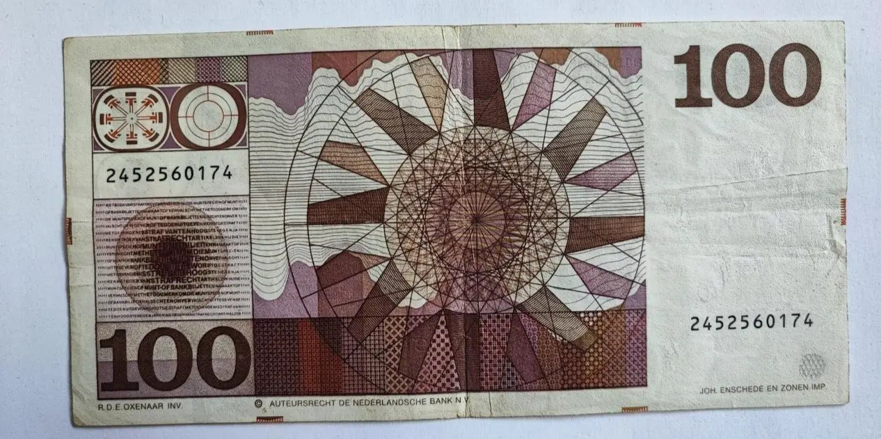 1970 Netherlands 100 Guilder Gulden - Michiel De Ruyter 