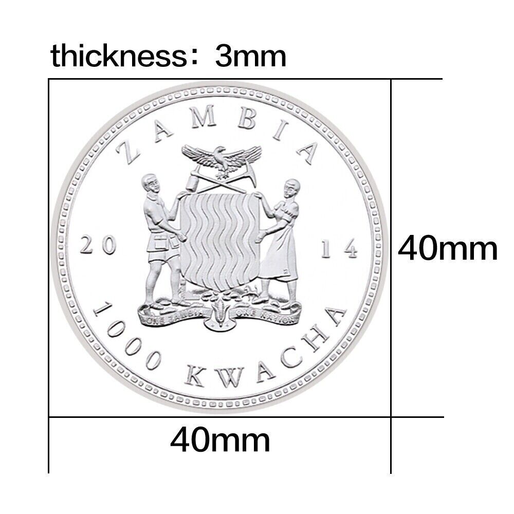 Endangered Animal Species Black Rhinoceros Silver Plated Coins - worldbanknote