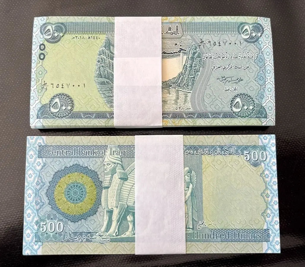 100xIRAQ 500 DINARS (P NEW) 2018 NEW UNC