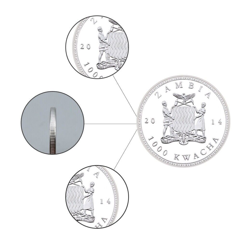 Endangered Animal Species Black Rhinoceros Silver Plated Coins - worldbanknote