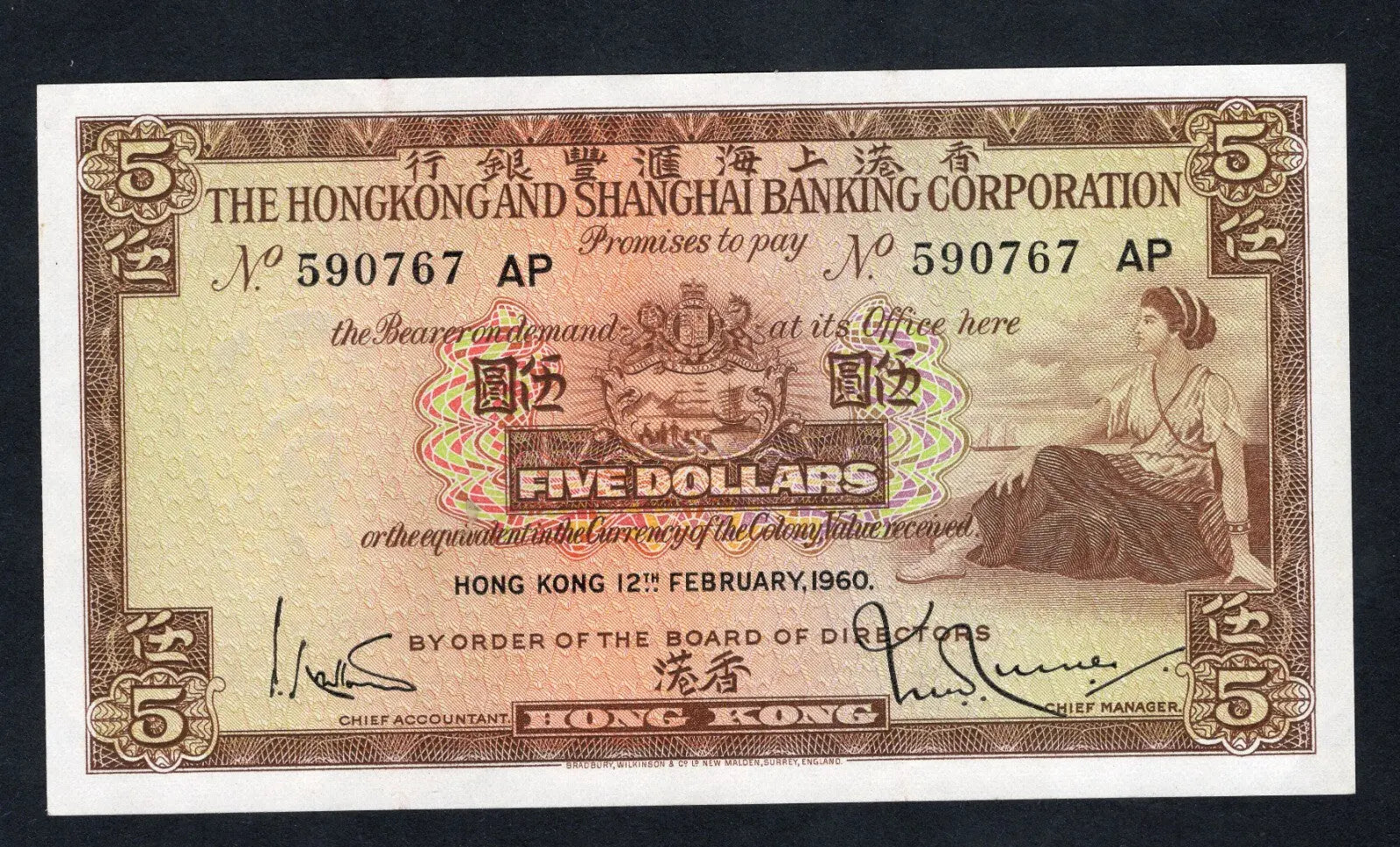 Hongkong banknotes (1936-1996)  Choose your  type  / c2