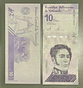 10 Banknotes  Venezuela 10 Million Bolivares Digitales  Total 100M UNC 2021