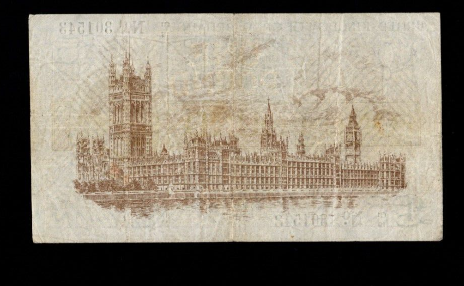 UNITED KINGDOM OF GREAT BRITAIN AND IRELAND £1 Very Fine/ref d4 - worldbanknote