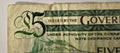 1xGIBRALTAR 5 POUNDS  1988 Used(damaged)/ref d2