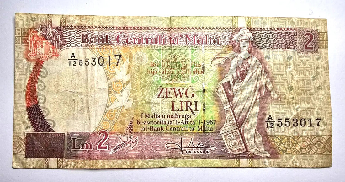 malta 2 liri very fine  1967 /ref d24