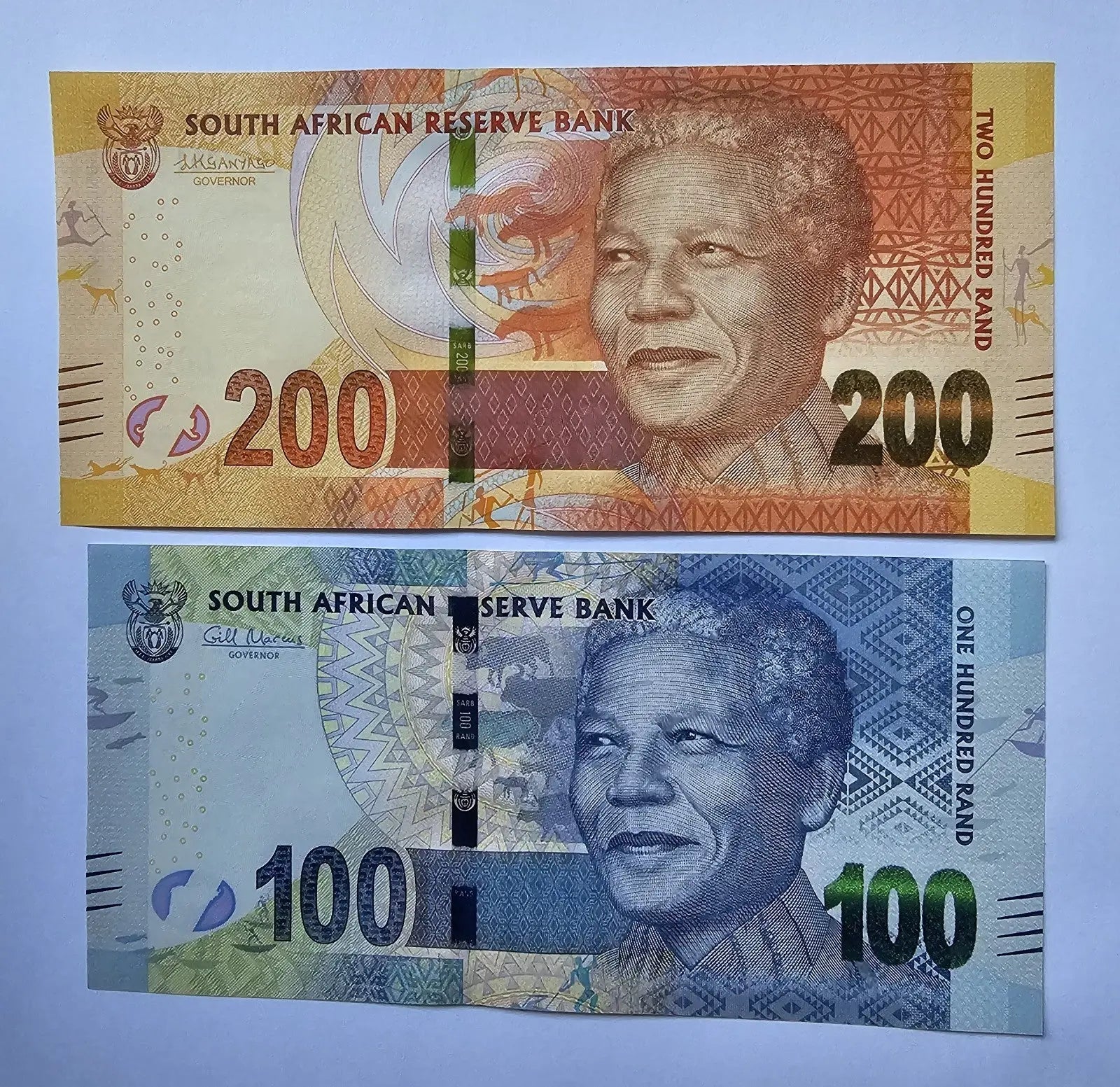 SOUTH AFRICA 10 20 50 100 200 Rand 2015 P-138b-142b UNC /W1