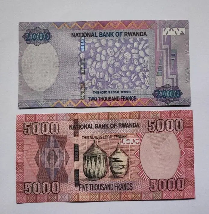 RWANDA Complete Set 2013-15 500 1000 2000 5000 Francs UNC Banknote P-38 39 40 41