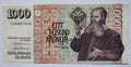 ICELAND 1000 KRONUR BANKNOTE UNC 2001 