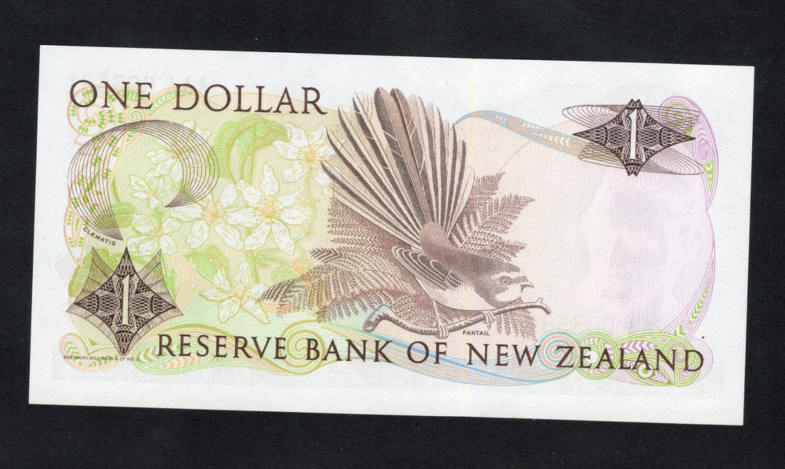 Bank Of New Zealand One Dollar Note 1981/1985 P 169a AAA003591 UNC/D11