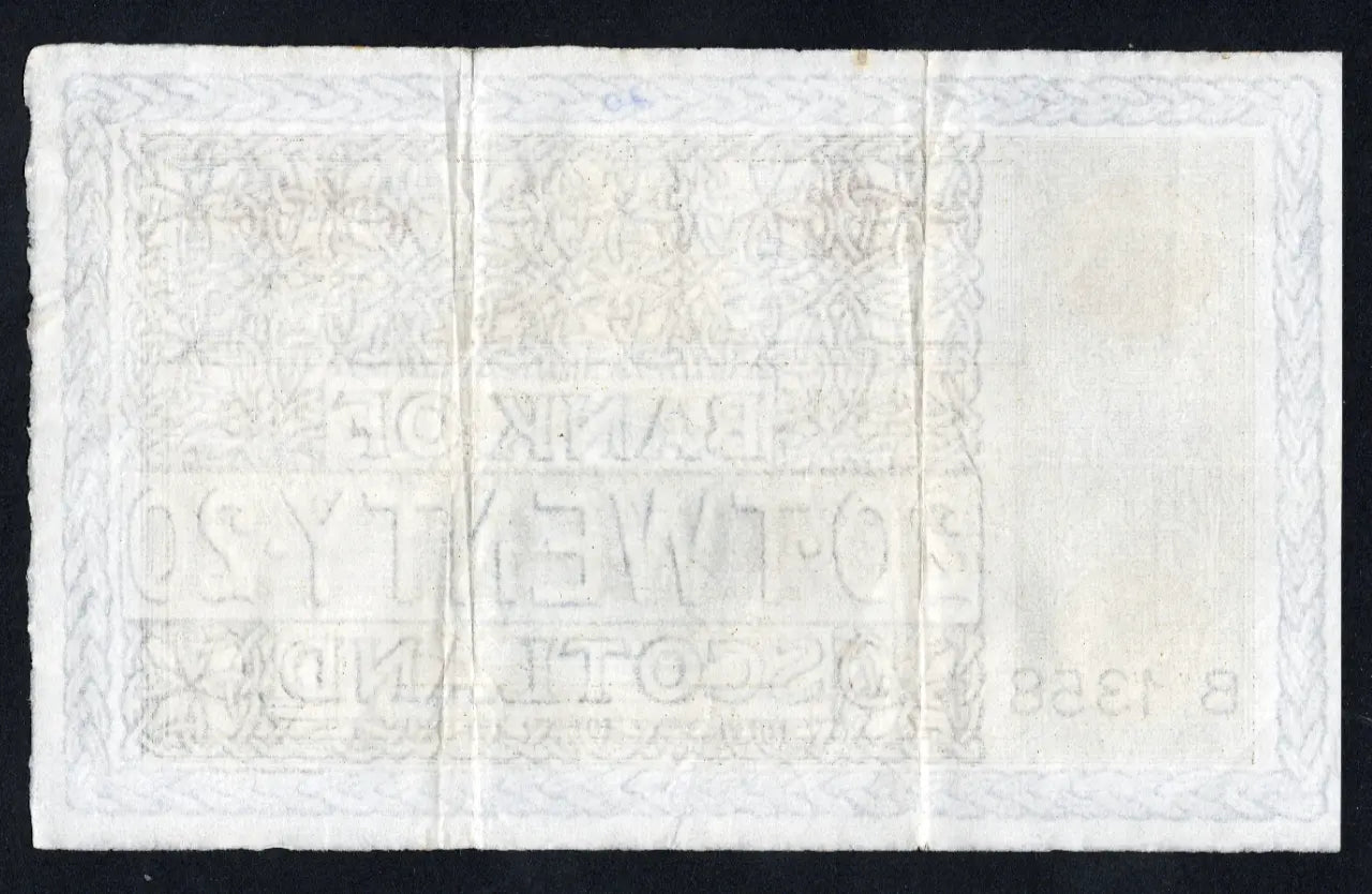 BANK OF SCOTLAND £20 1958  VERY FINE/REF G2