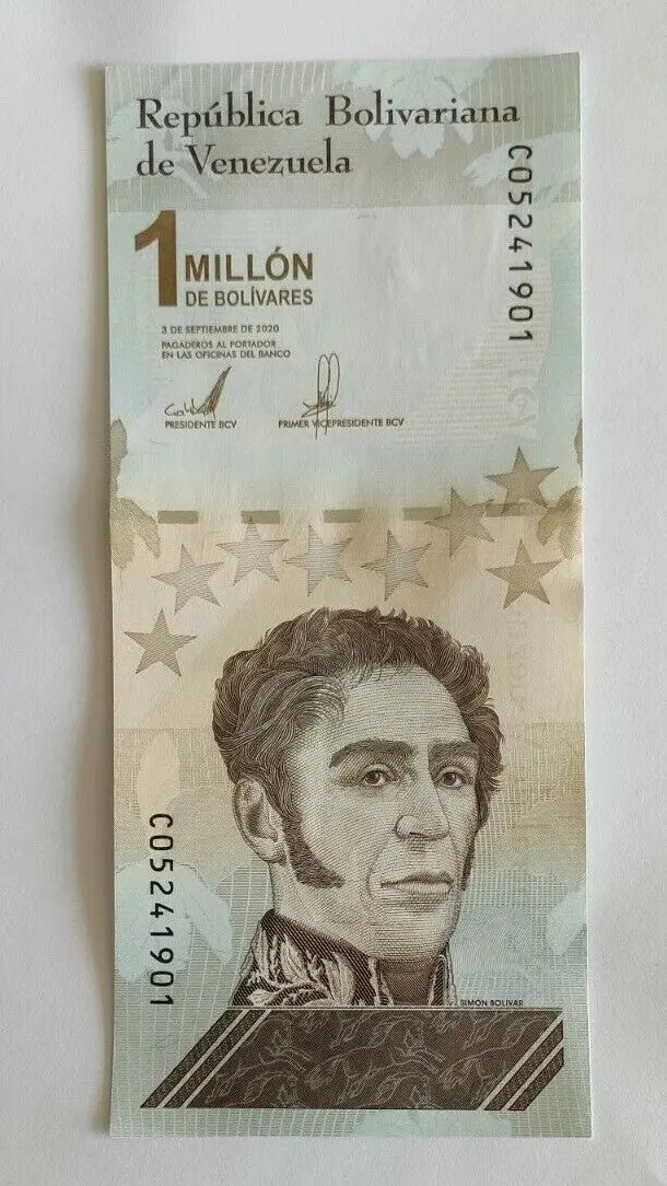 VENEZUELA One Million Bolivares note UNC 2020 pick NEW