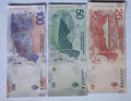 ARGENTINA Set 6 Pcs 20-50-100-200-500-1000 Pesos (2017/2020) UNC, P-361/366