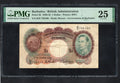 FRONT OF Barbados - 1939 One Dollar Banknote P-2b  PMG Very Fine 25
