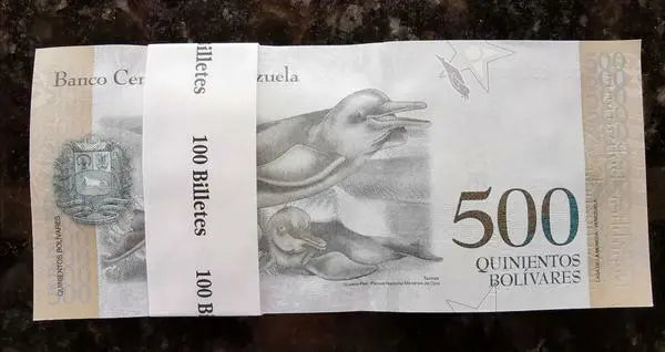 Venezuela Banknote Bundle. 100 X 500 Bolivares. Dated 2017. Uncirculated