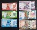 Set 6 PCS, Gambia 5 10 20 50 100 200 Dalasis, P31-36, 2015, UNC - worldbanknote