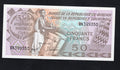 Burundi 50 Francs Uncirculated Banknote 1991 UNC/D11