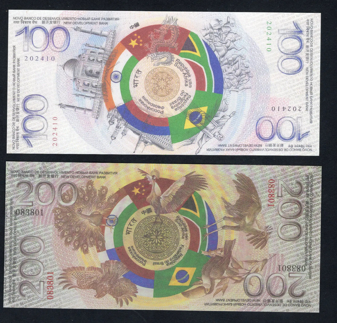 BACK OF BRICS 100 ，200 Fantasy Currency