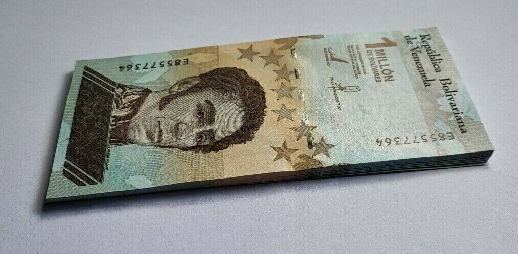 50xVENEZUELA One Million Bolivares note UNC 2020 pick NEW - worldbanknote
