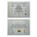 New Large Zimbabwe Coupon One Thousand with UV Mark for Collection