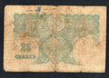 back of Straits Settlements & Malaya. 25 Cents Banknote 1940. George VI. P9 Used  /W1