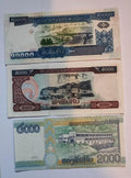Laos 5 Set 3, 5000, 10000 and 2000 Kip, 2003 to 2011, UNC, P NEW