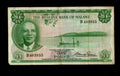 MALAWI One Pound  Banknote (L.1964)  Damaged /ref b4