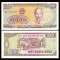 Banknote Bundle. Vietnam. 100 X 1000 Dong. Uncirculated. 100 Pcs. - worldbanknote
