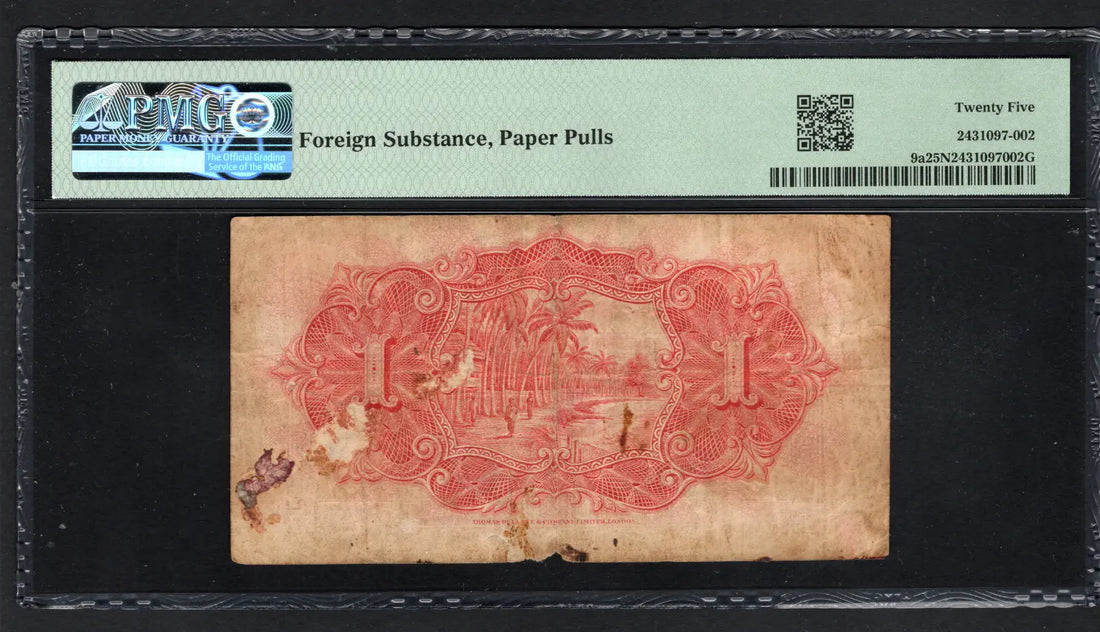 Straits Settlements:P-9a,1 Dollar, 1927 PMG VF 25 *