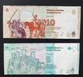 ARGENTINA 5 PESOS (2016) 10 PESOS (2017)  UNC