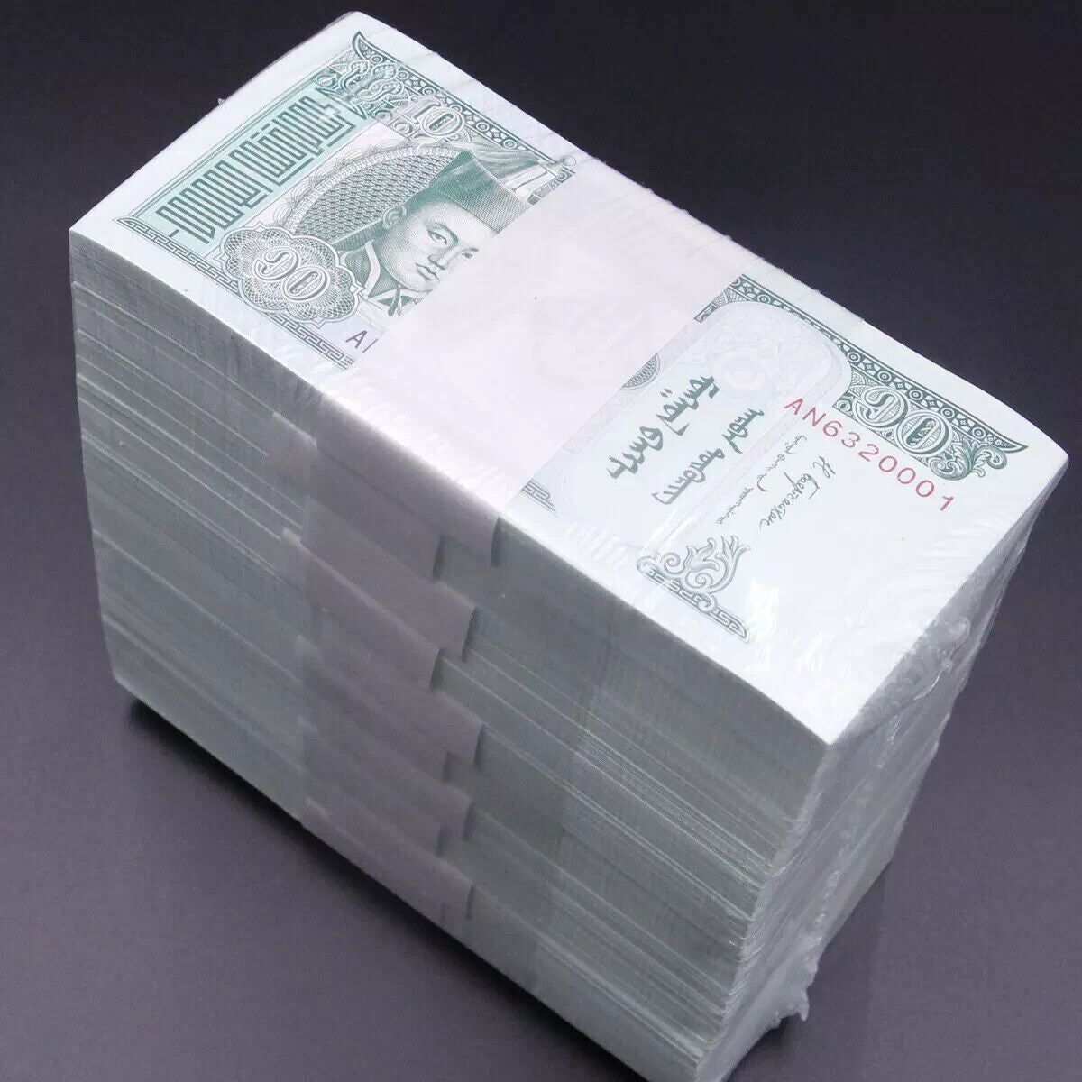 Mongolia 1000x 10 Tugrik 2020 UNC MINT - worldbanknote