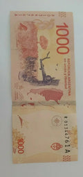 ARGENTINA: 1000 pesos (2017) REPLACEMENT P. 366, UNC, scarce