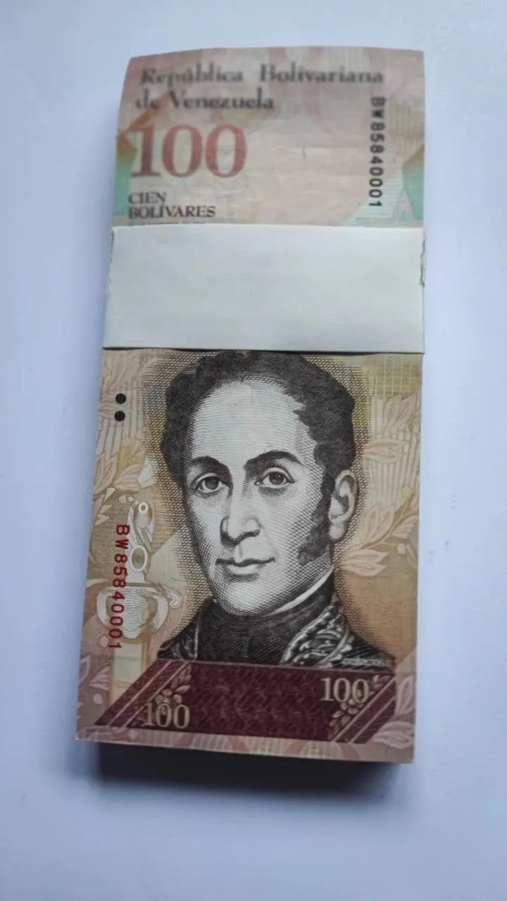 100x VENEZUELA 100 Bolivares 2007-2016 UNC