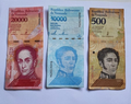 6 Venezuela banknotes in Used Condition - worldbanknote