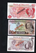 NORTHERN IRELAND 1 5 10 100 POUND 7 SPECIMEN NOTES UNC/d10