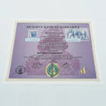 Zimbabwe Nonillon Containers Scroll Banknote 54 Zero Paper Money With UV