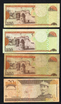 Group  of 12  Dominican Peso Banknotes 1988/2006 Used /c1