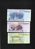 China 1-50 Yuan 5 Pieces Set, 2019-2020 UNC