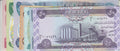 IRAQ 50 250 500 1000 5000 10000 25000 DINAR in almost uncirculated  condition