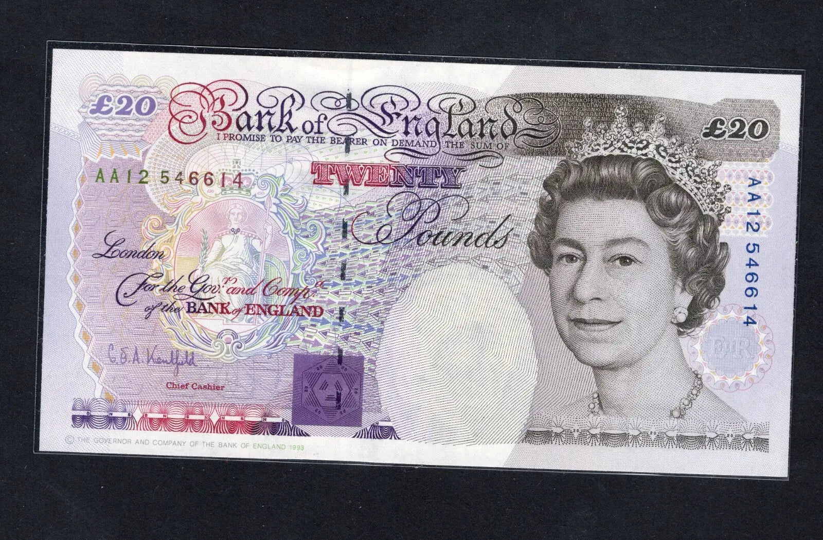 Bank of England banknotes 5 to 50 pounds Kentfield Signature(1990/1993) /B1