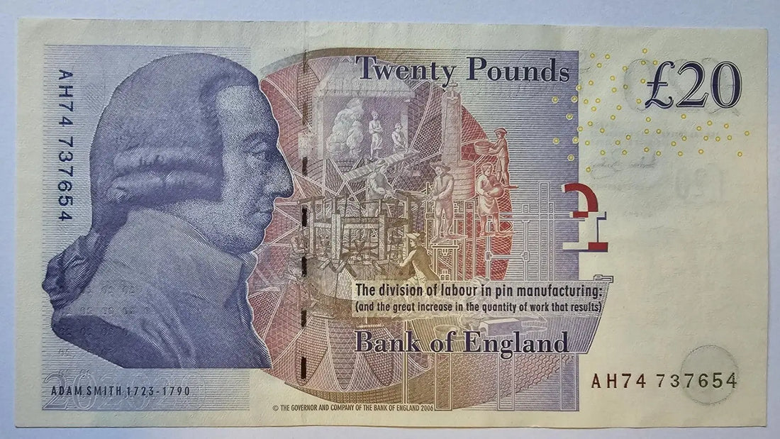BANK OF ENGLAND £20  AUNC/ D15