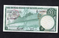 Royal BANK OF SCOTLAND  ONE POUND 1968/70 choose Year & Prefix See Menu/REF D6