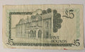 1xGIBRALTAR 5 POUNDS  1988 Used(damaged)/ref d2