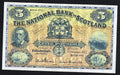 front of Scotland, National Bank of Scotland, £5, 1-12-1955 XF/G5
